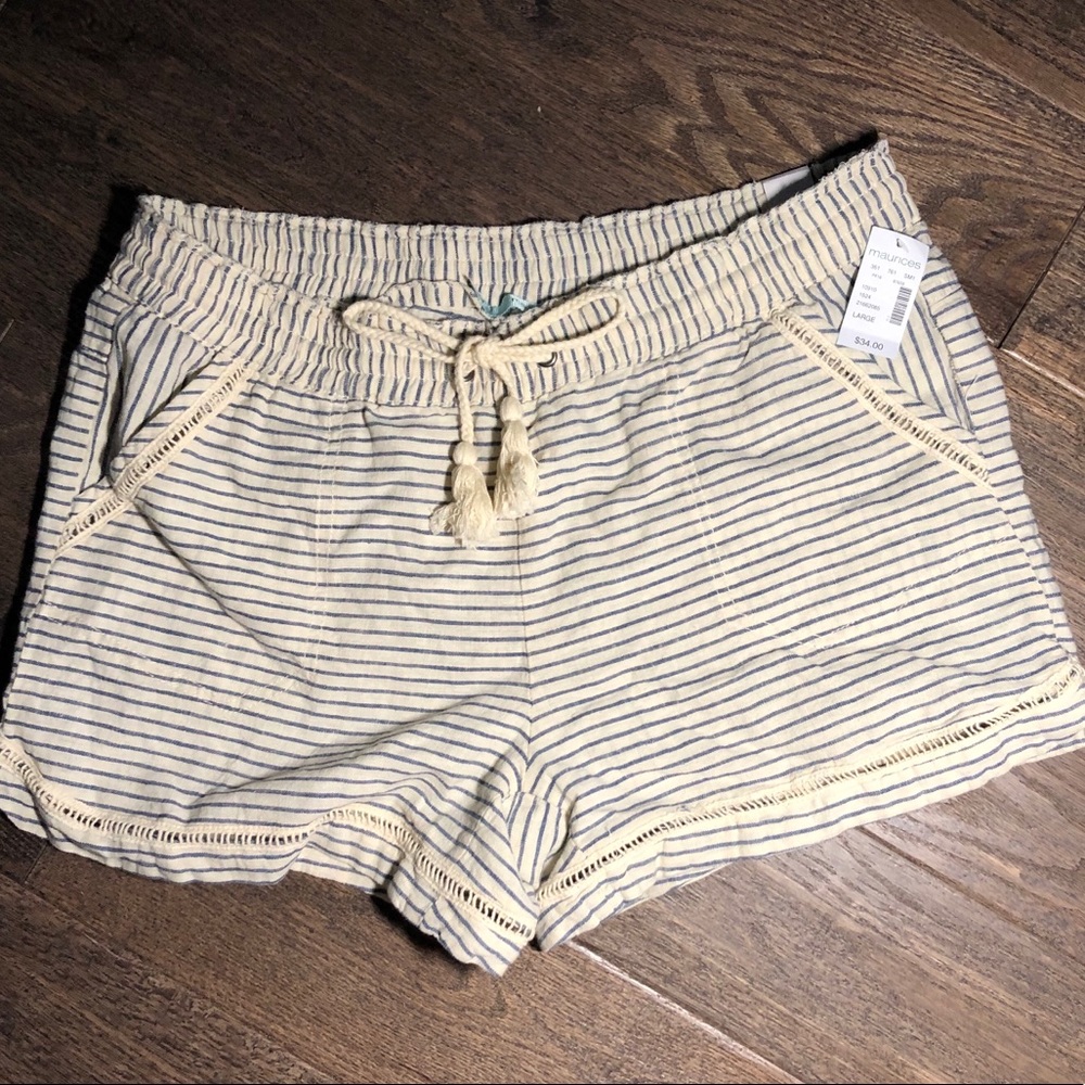 Beachy Striped Shorts